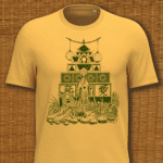 t-shirt sérigraphié reggae