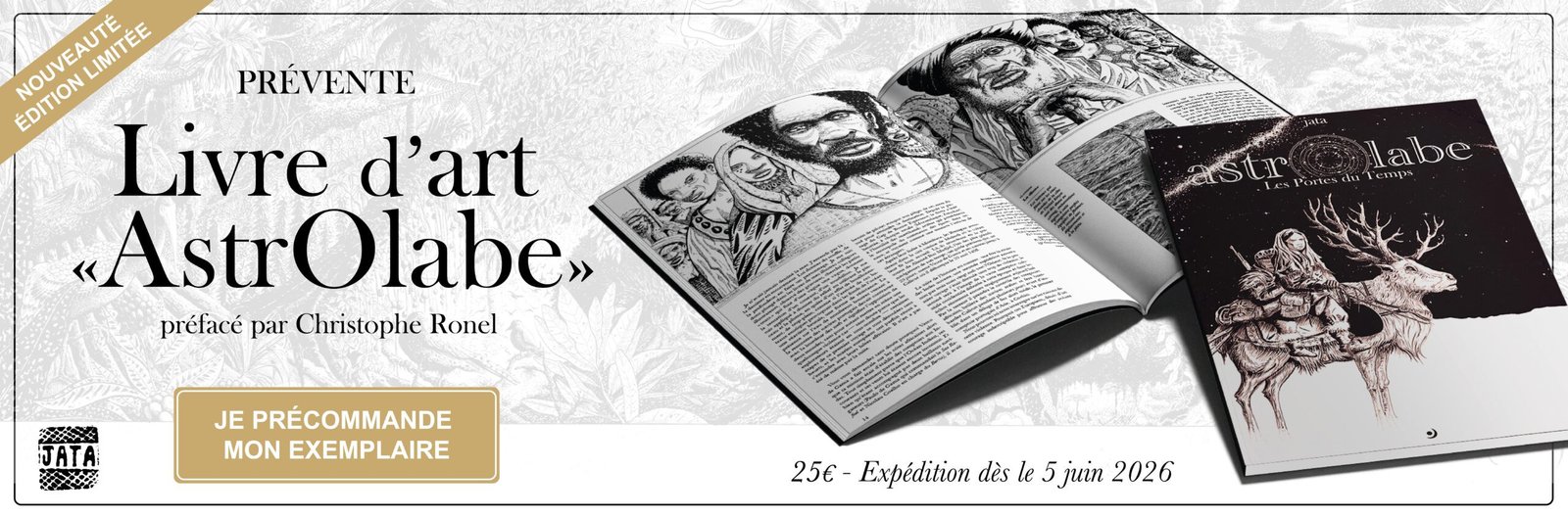 banniere prevente#2 Précommandez le livre d'art de l'exposition AstrOlabe